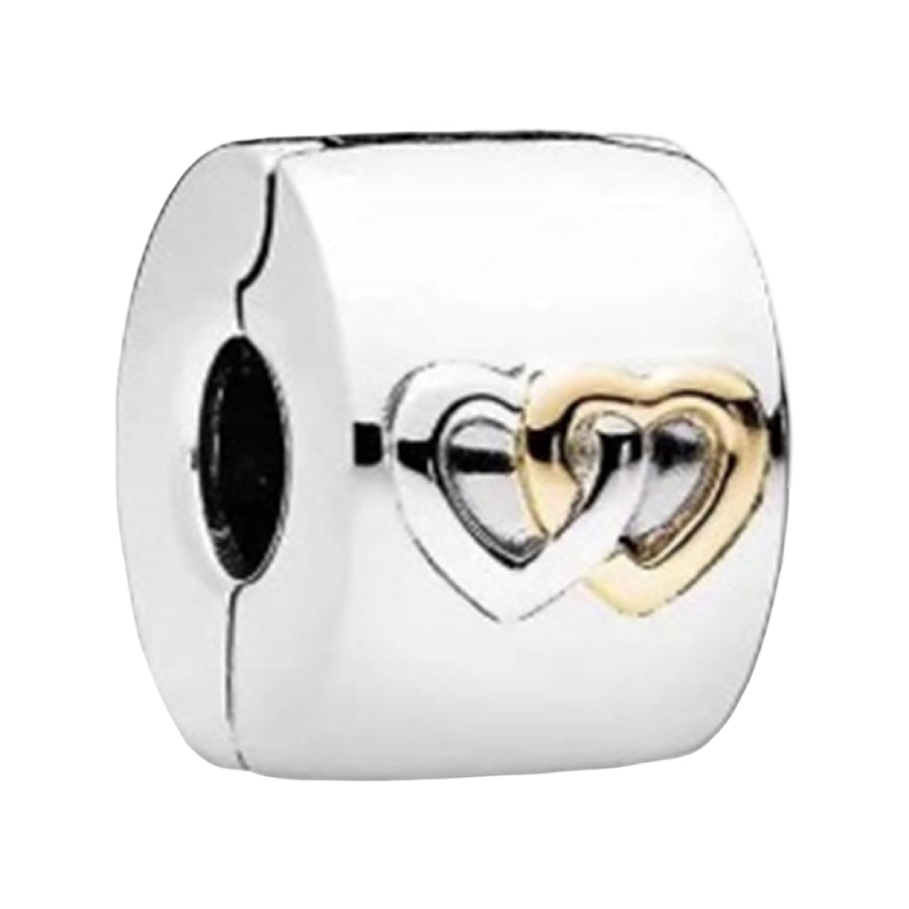 Ragazza Studio Women's Hearts Aglow Clip in 925 Sterling Silver