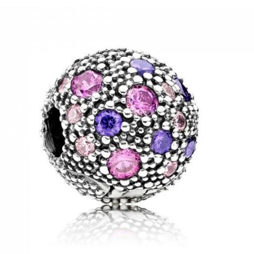 Pendientes con clip de estrellas cósmicas para mujer de Ragazza Studio en plata de ley 925, color azul y blanco