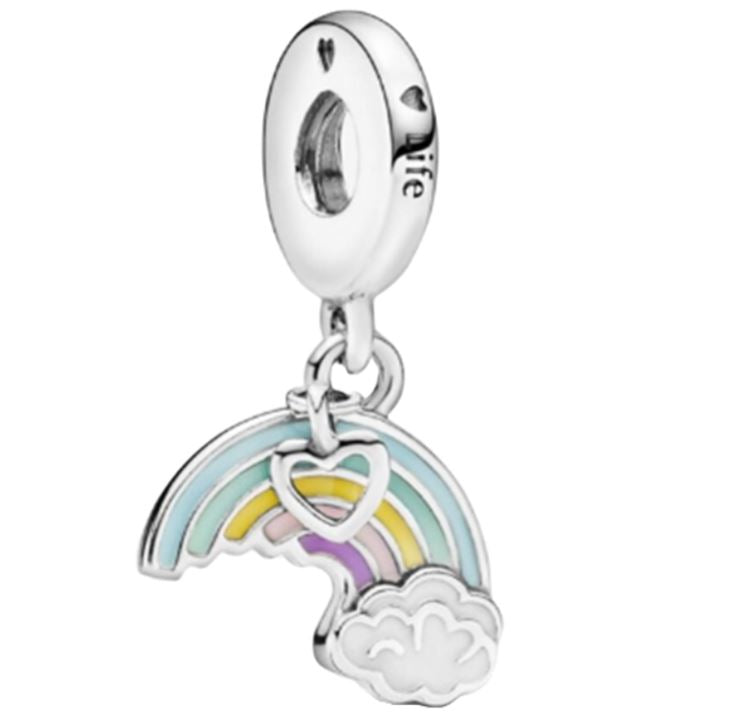 Charm Arcoiris del Amor de Ragazza Studio en plata de ley 925