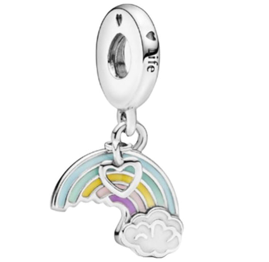 Ragazza Studio Rainbow of Love Charm in 925 Sterling Silver