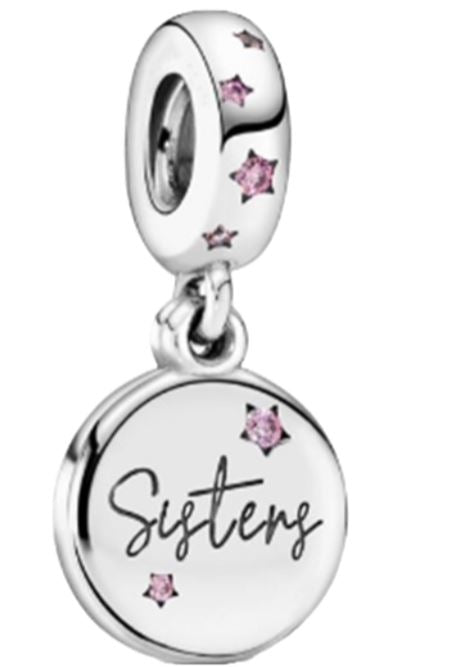 Ragazza Studio Forever Sisters Dangle Charm in 925 Sterling Silver