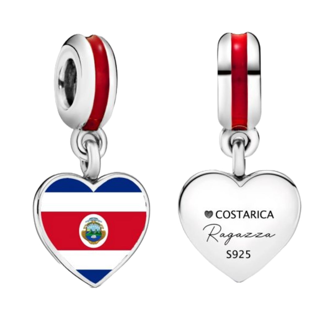 Ragazza Studio Costa Rica Dangling Charm in 925 Sterling Silver