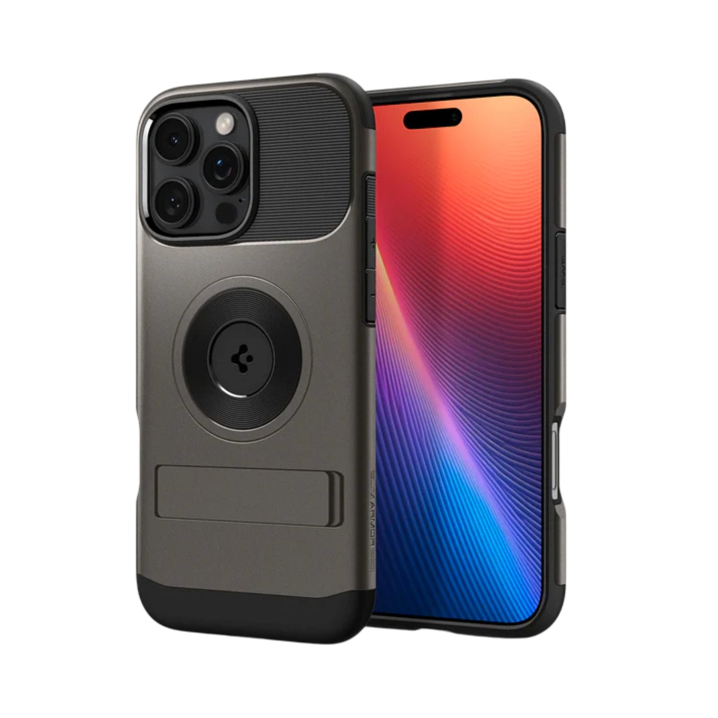 Spigen Slim Armor MagFit Case for Apple iPhone 16 Pro Max - Gunmetal