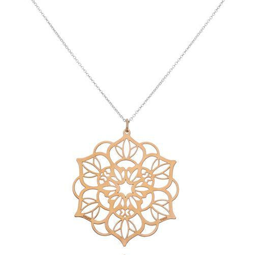 Tanya Moss Women's Zen Mandala Necklace with Vermeil - Sterling Silver - Curacao