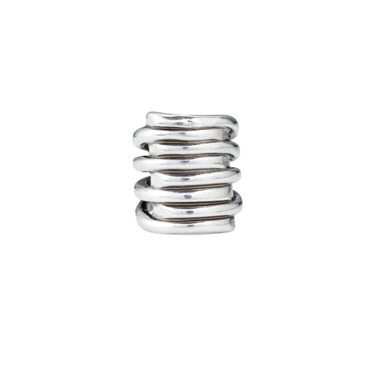 UNOde50 Tornado Women's Stacking Effect Ring in Metal