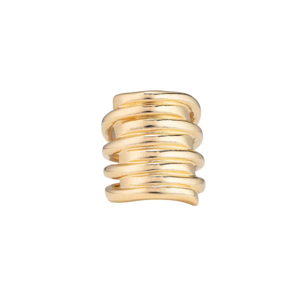 UNOde50 Tornado Women's Stacking Effect Ring in Metal