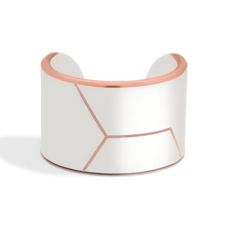 Metal Alchemist Honey Comb Bold Ring in 925 Sterling Silver