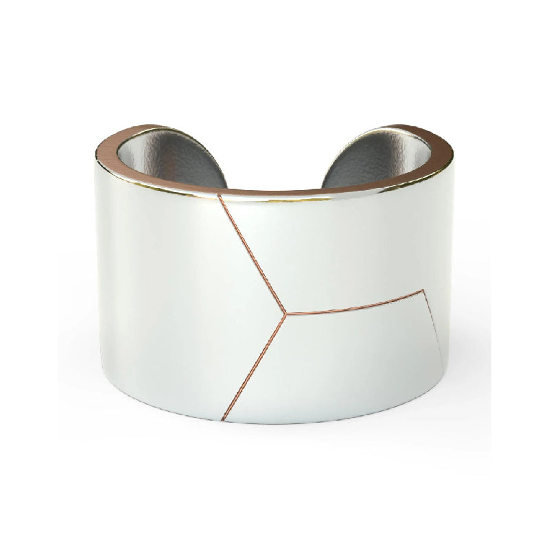 Metal Alchemist Honey Comb Bold Ring in 925 Sterling Silver