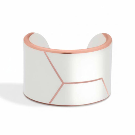 Metal Alchemist Honey Comb Medium Bold Ring in 925 Sterling Silver