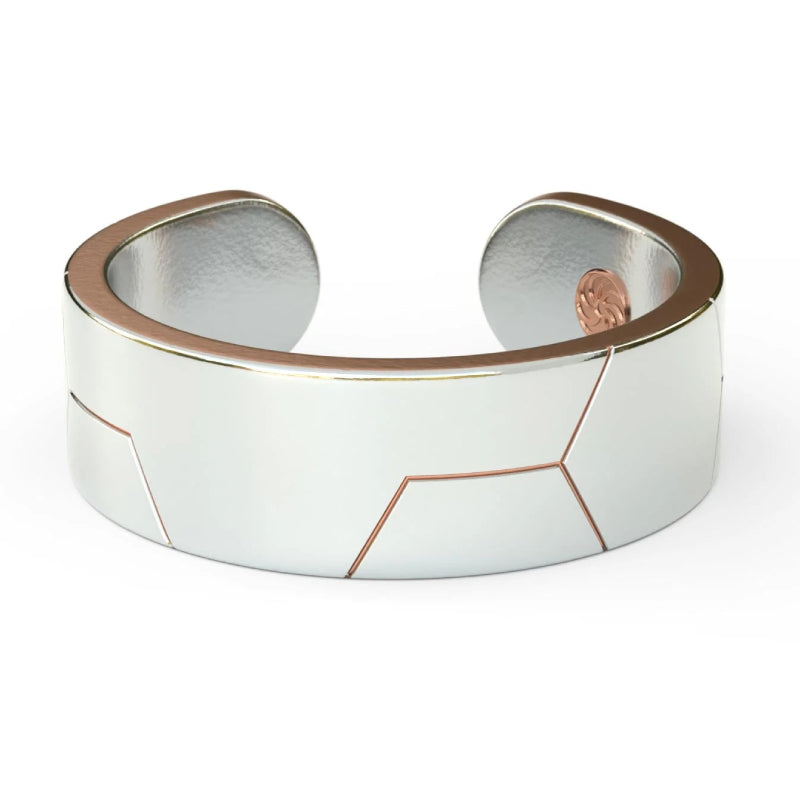 Metal Alchemist Honey Comb Bold Ring in 925 Sterling Silver