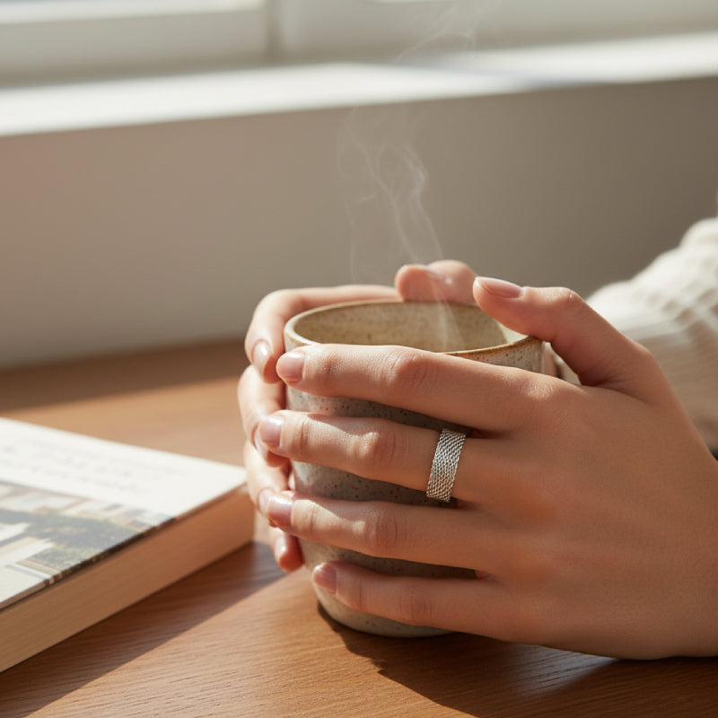 Metal Alchemist Woven Armor Ring