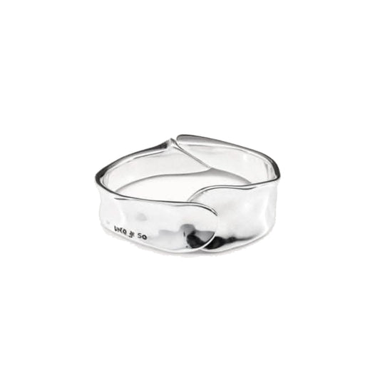 UNOde50 Unisex 6.3" Waves Bracelet in Sterling Silver-Plating over Metal