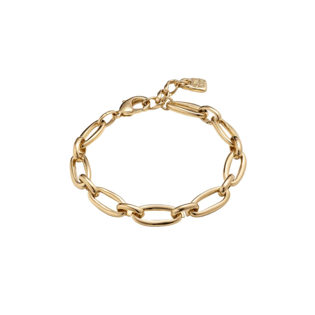 UNOde50 Alien Unisex Medium Oval Link Chain Bracelet in Metal