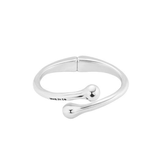 UNOde50 Youthful Unisex Medium Inner Spring Bangle Bracelet in Metal