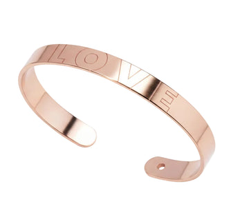 Metal Alchemist Love Bonded Bracelet Cuff in 14K Gold