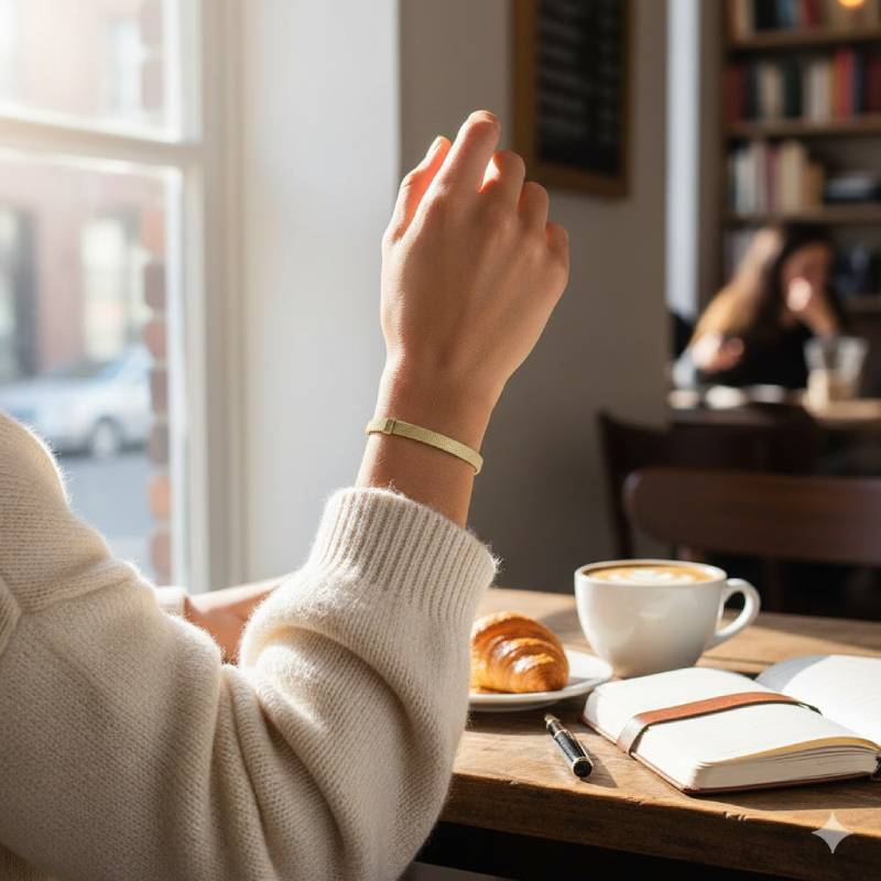 Metal Alchemist Woven Armor Cuff Bracelet