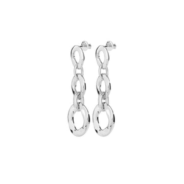 UNOde50 Joyful Women's Three Links Drop Earrings in Metal