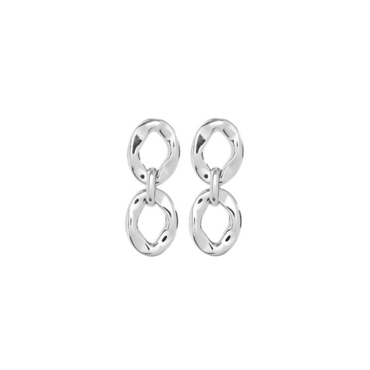 UNOde50 Joyful Women's Two Links Drop Earrings in Metal