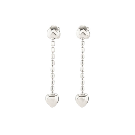 UNOde50 Beloved Women's Small Hearts Earrings in Metal