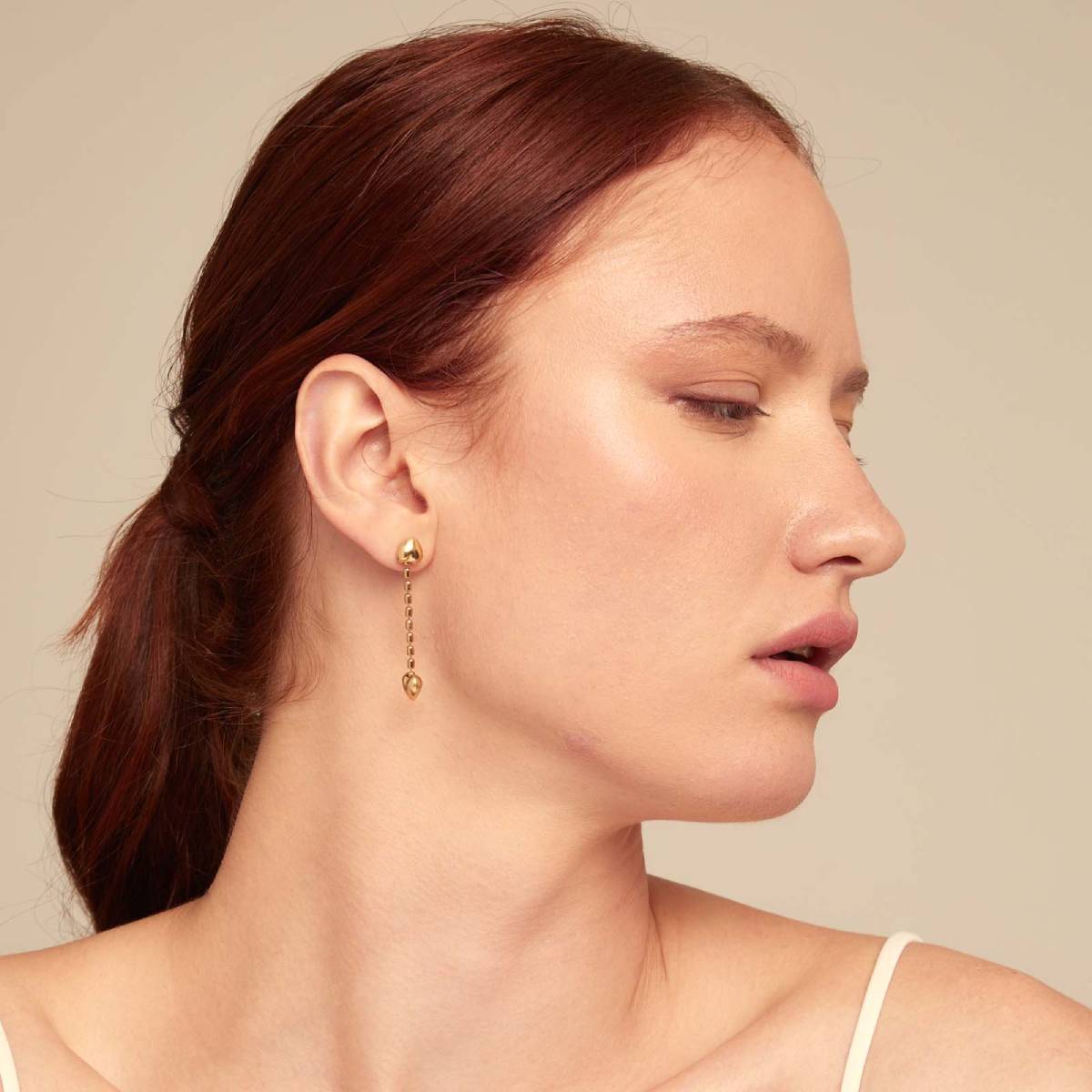 UNOde50 Beloved Women's Small Hearts Earrings in Metal