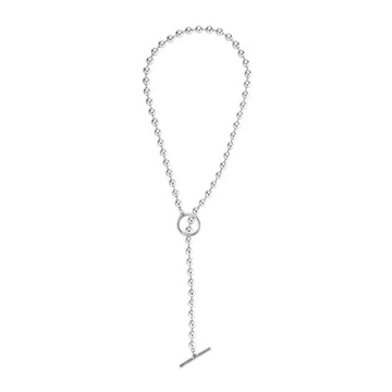 UNOde50 Unisex Long Chain in Sterling Silver-Plating over Metal