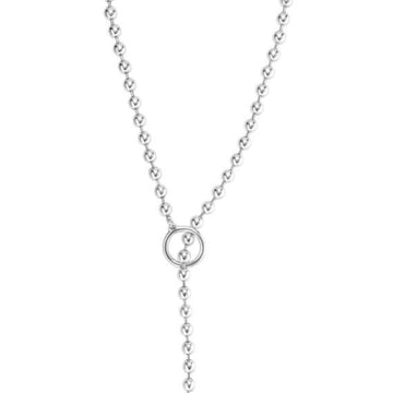UNOde50 Unisex Long Chain in Sterling Silver-Plating over Metal