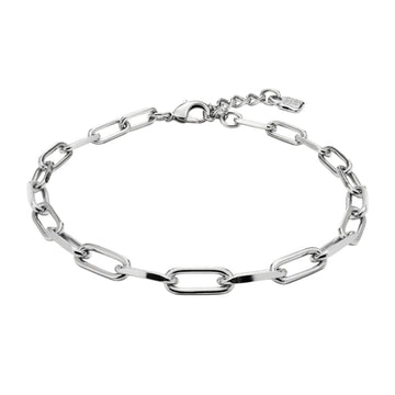 UNOde50 Ser Valiente Unisex Link Chain in Sterling Silver-Plating over Metal