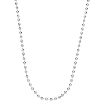 UNOde50 Hazte Unisex Long Beaded Chain in Metal