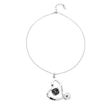 UNOde50 Ser Expresiva Women's Black Crystal Pendant Necklace in Metal Alloy