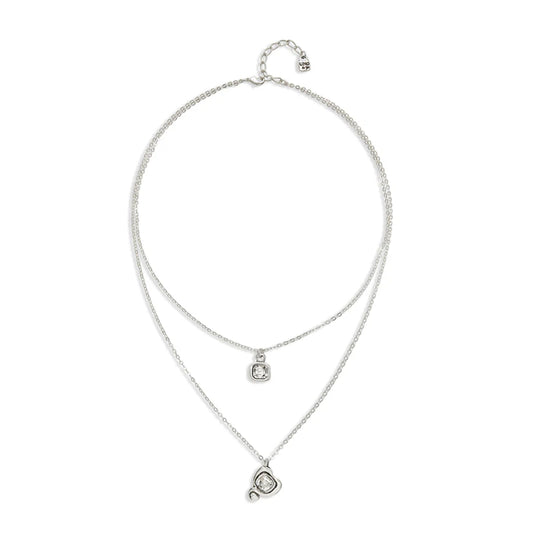 UNOde50 Ser Expresiva Women's Double Chain with Pendant in Metal Alloy