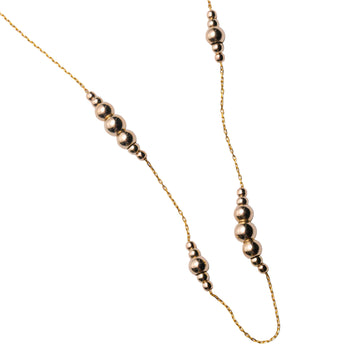 Metal Alchemist Round Alchemy Beaded Lasso Necklace