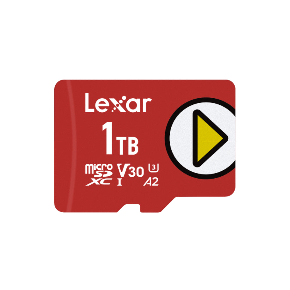 Lexar LMSPLAY00 1TB PLAY UHS-I MicroSDXC Memory Card - Red