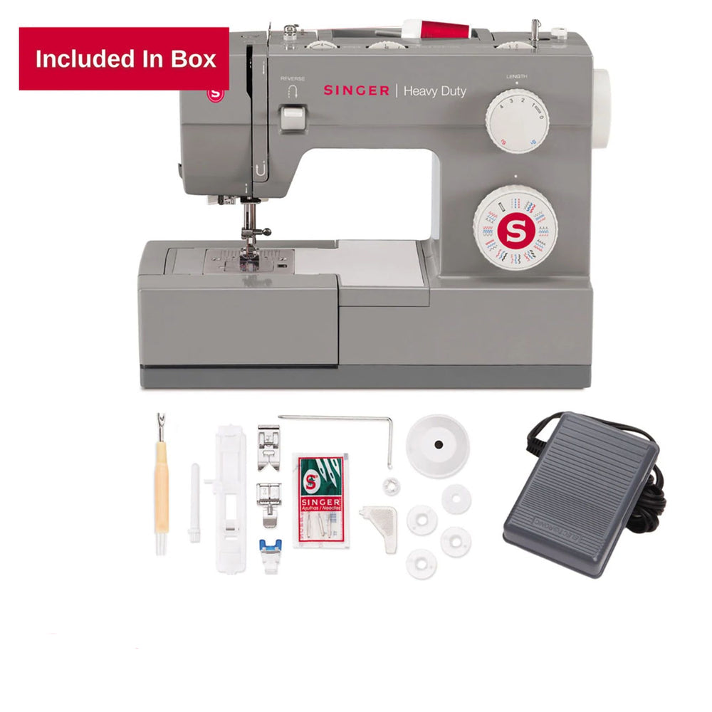 Singer 4423 Heavy Duty Sewing Machine with 97 Stitch Applications - Gray