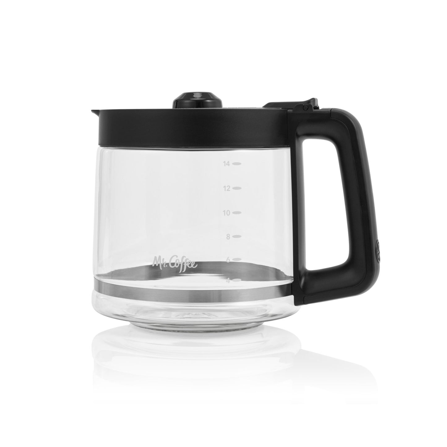 Cafetera programable Mr. Coffee 2182347 de 14 tazas - Acero inoxidable claro y color negro