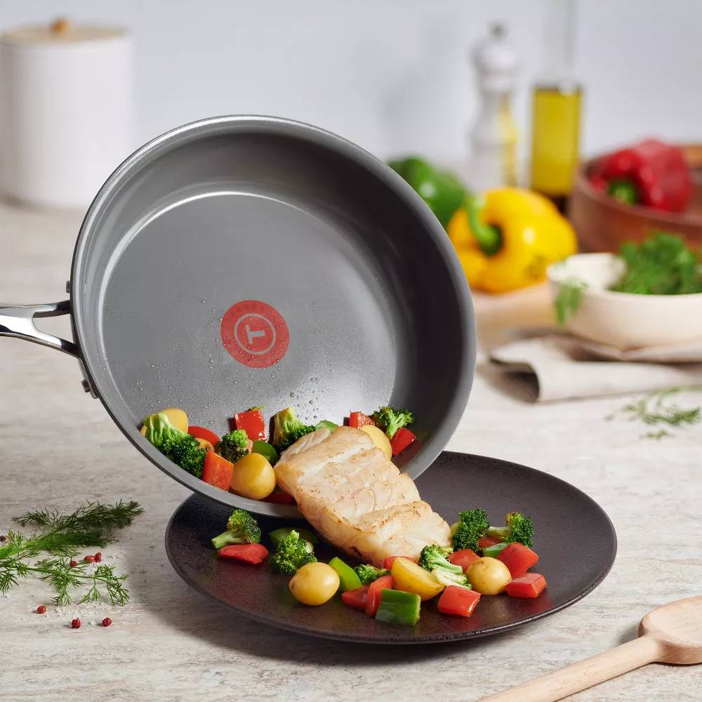 T-fal C4700764 Excellence 12" Non-Stick Frypan - Gray