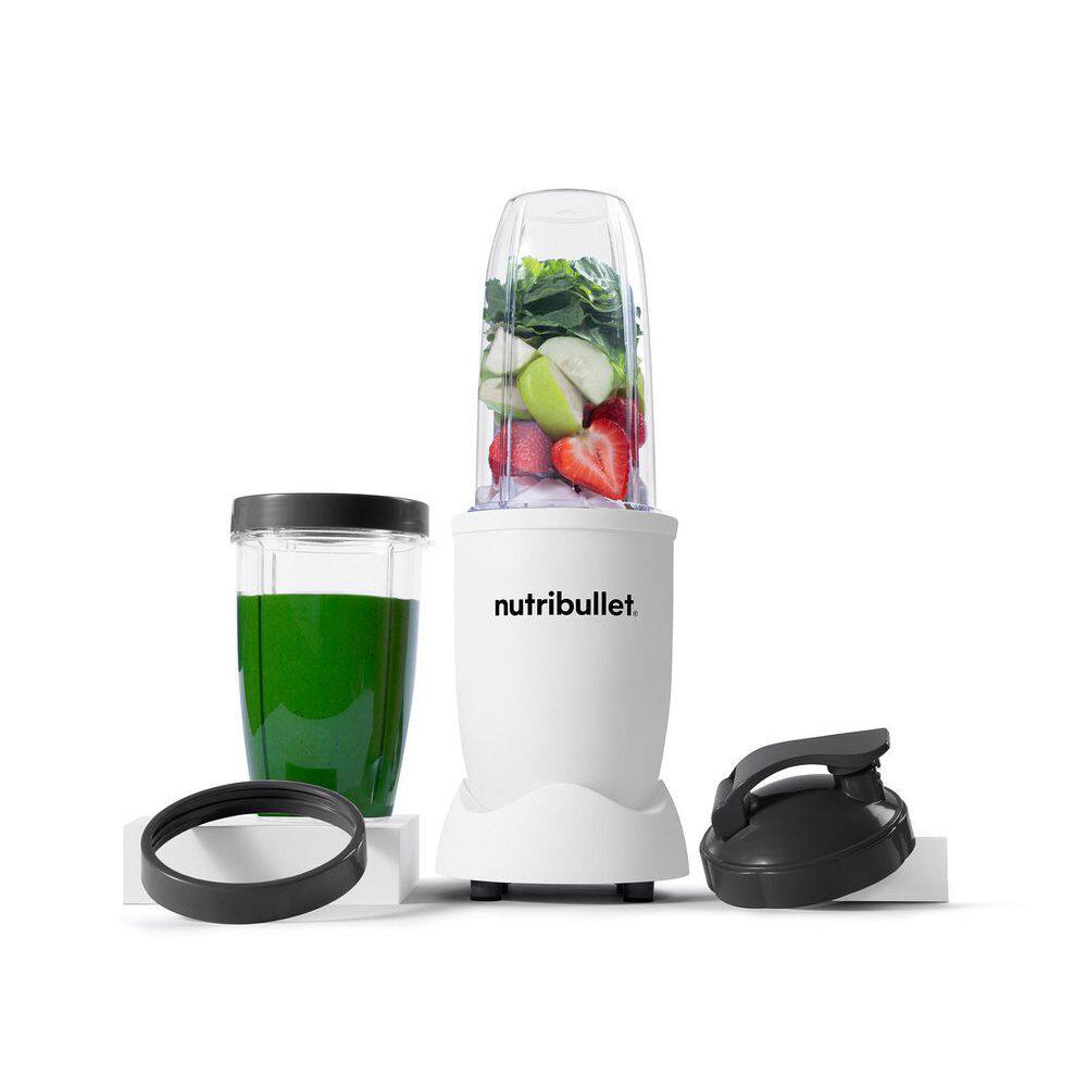 Licuadora personal Nutribullet Pro de una sola velocidad de 900 vatios - Color blanco mate