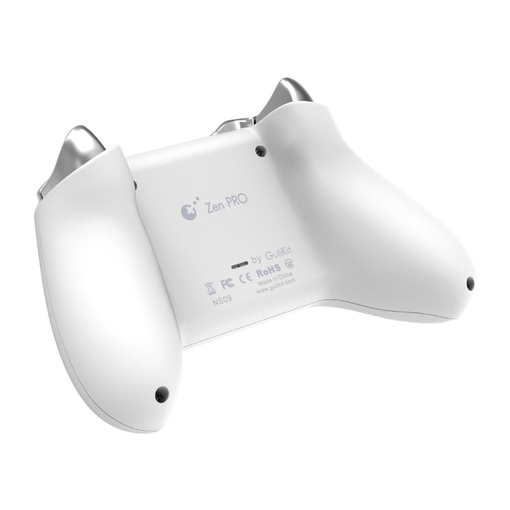 Mando inalámbrico para juegos GuliKit Zen PRO para Nintendo Switch, color blanco