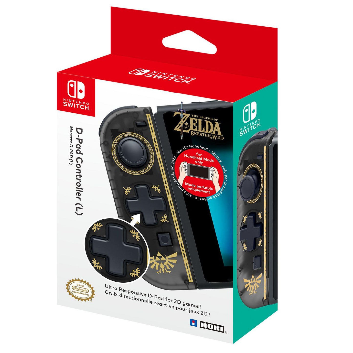 Mando Hori D-Pad (izquierdo) para Nintendo Switch - Zelda