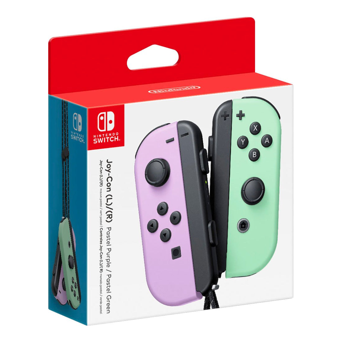 Nintendo Switch Joy-Con (L/R) Wireless Controllers - Pastel Purple/Pastel Green