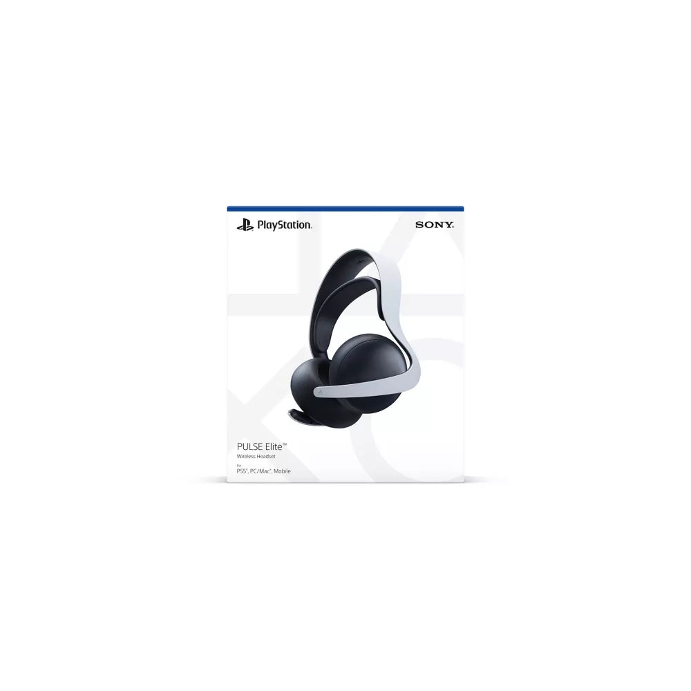 Sony 1000038059 Pulse Elite Wireless Over-the-Ear Gaming Headset for PlayStation 5 - White