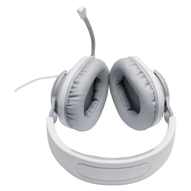 Auriculares supraurales con cable JBL Quantum 100, color blanco