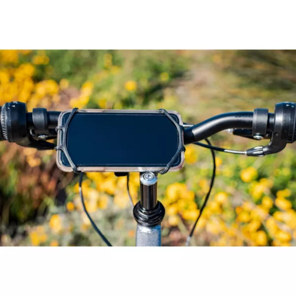 Soporte para teléfono móvil para manillar de bicicleta Bell Stowaway 900, color negro