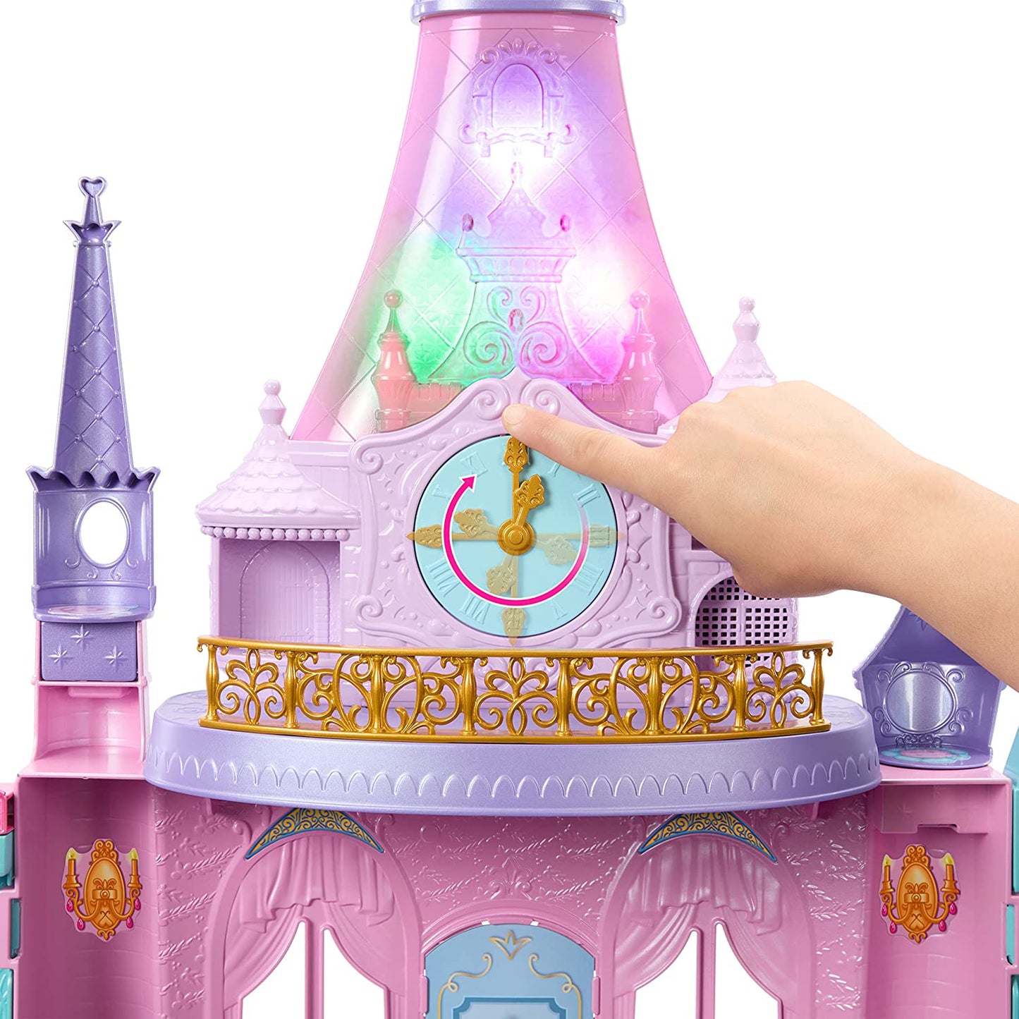 Casa de muñecas con el castillo definitivo de las princesas Disney de Mattel