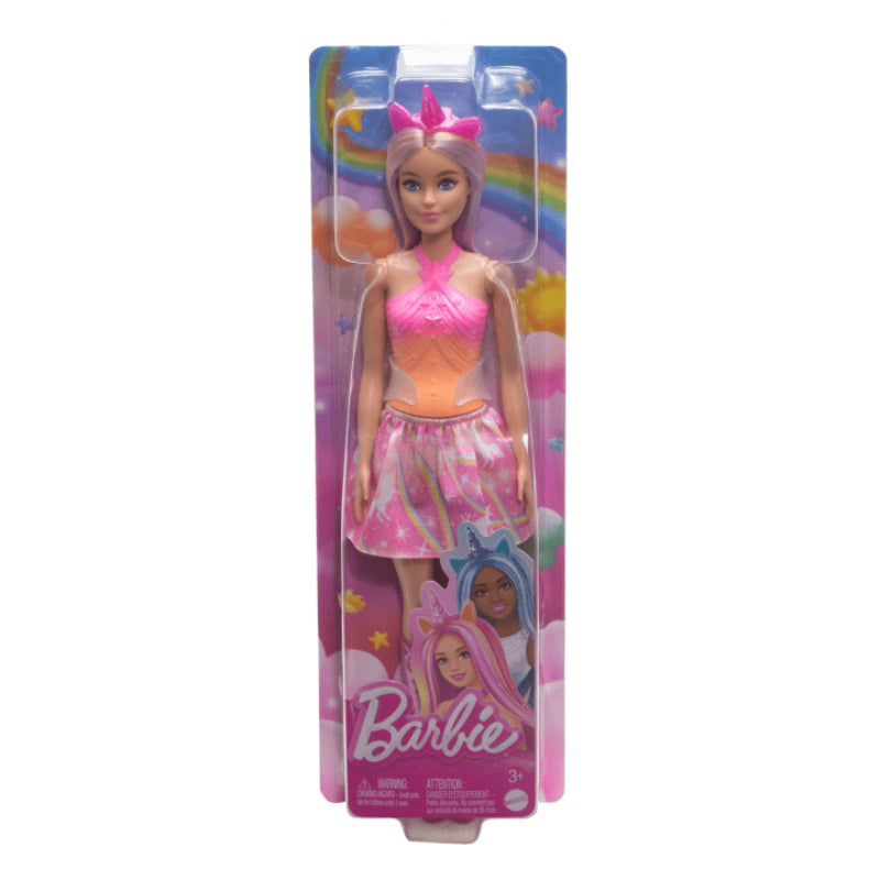 Muñeca Barbie Unicornio con Cabello Rosa