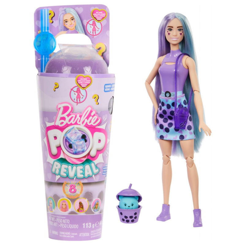 Muñeca Barbie Pop Reveal Bubble Tea Series y accesorios