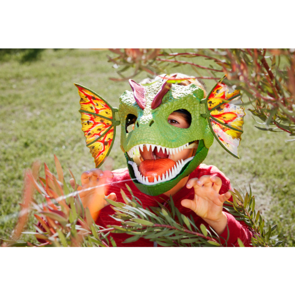 Jurassic World Dilophosaurus Role Play Mask with Sound and Frill