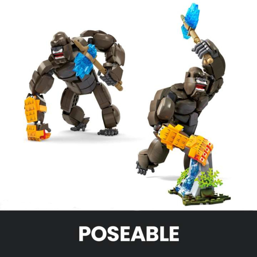 MEGA Godzilla X Kong: The New Empire Building Playset (541 Pieces