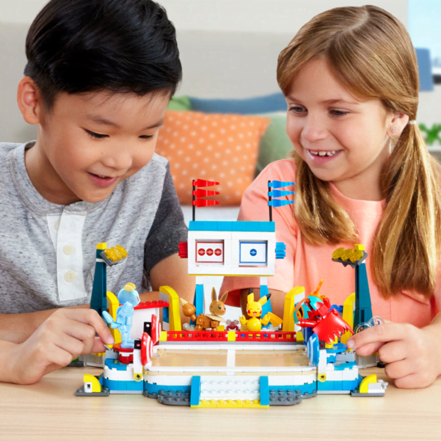 MEGA Pokemon Training Stadium Building Playset (1101 Pieces)