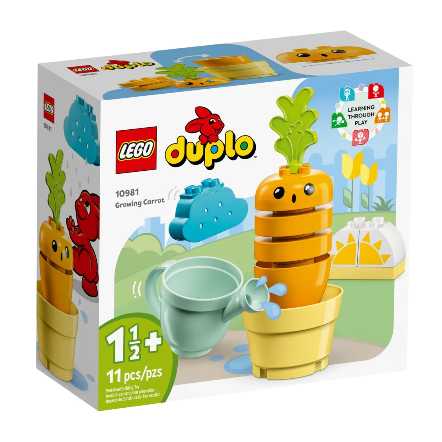 LEGO DUPLO Growing Carrot Building Toy Set (11-Pieces)