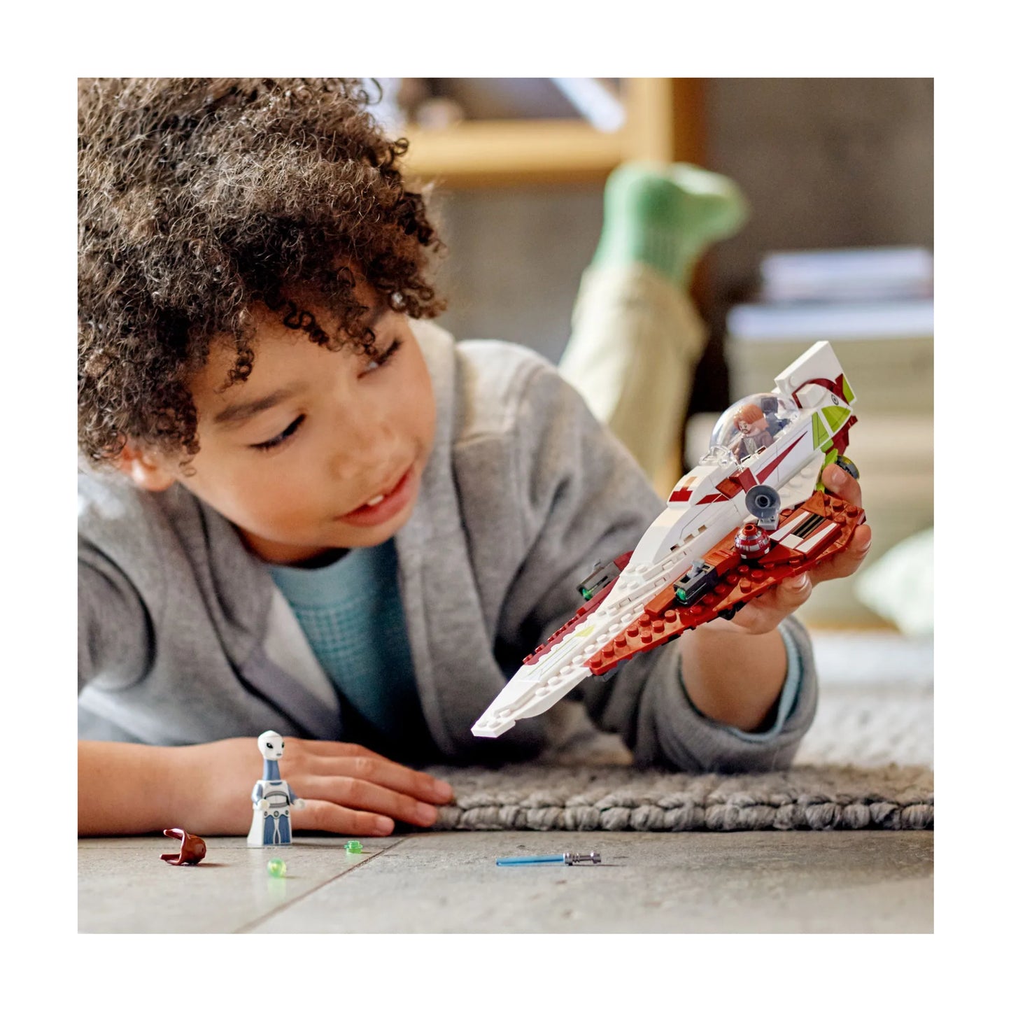 LEGO Star Wars Obi-Wan Kenobi™ Jedi Starfighter Building Toy Set (282-Pieces)